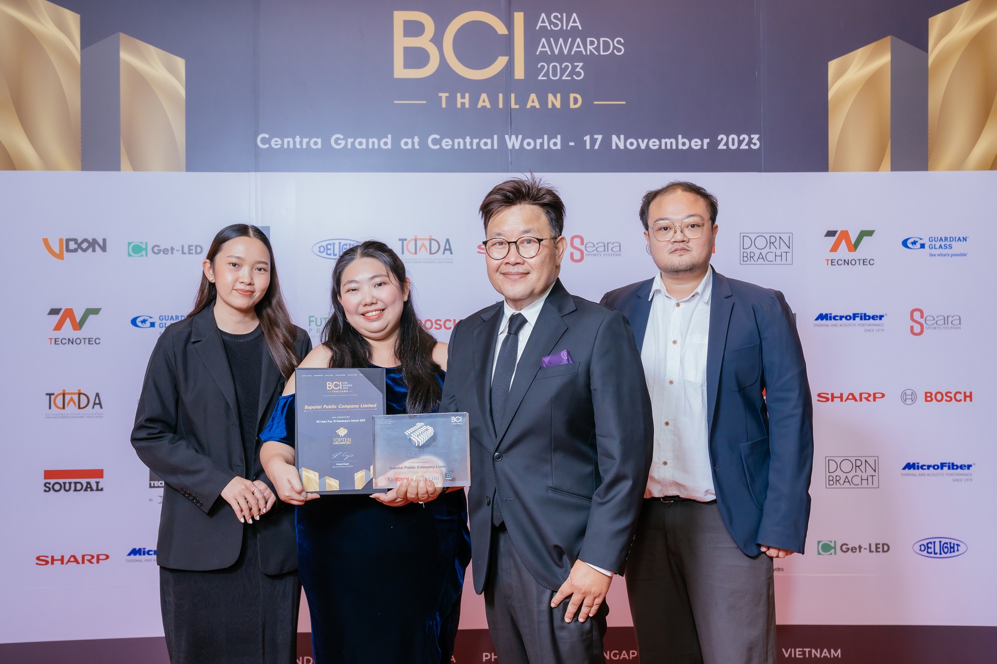 ศภาลย ควารางวล BCI Asia Top 10 Developers Awards 2023 ตอเนองเปน